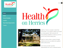 Tablet Screenshot of healthonherries.com